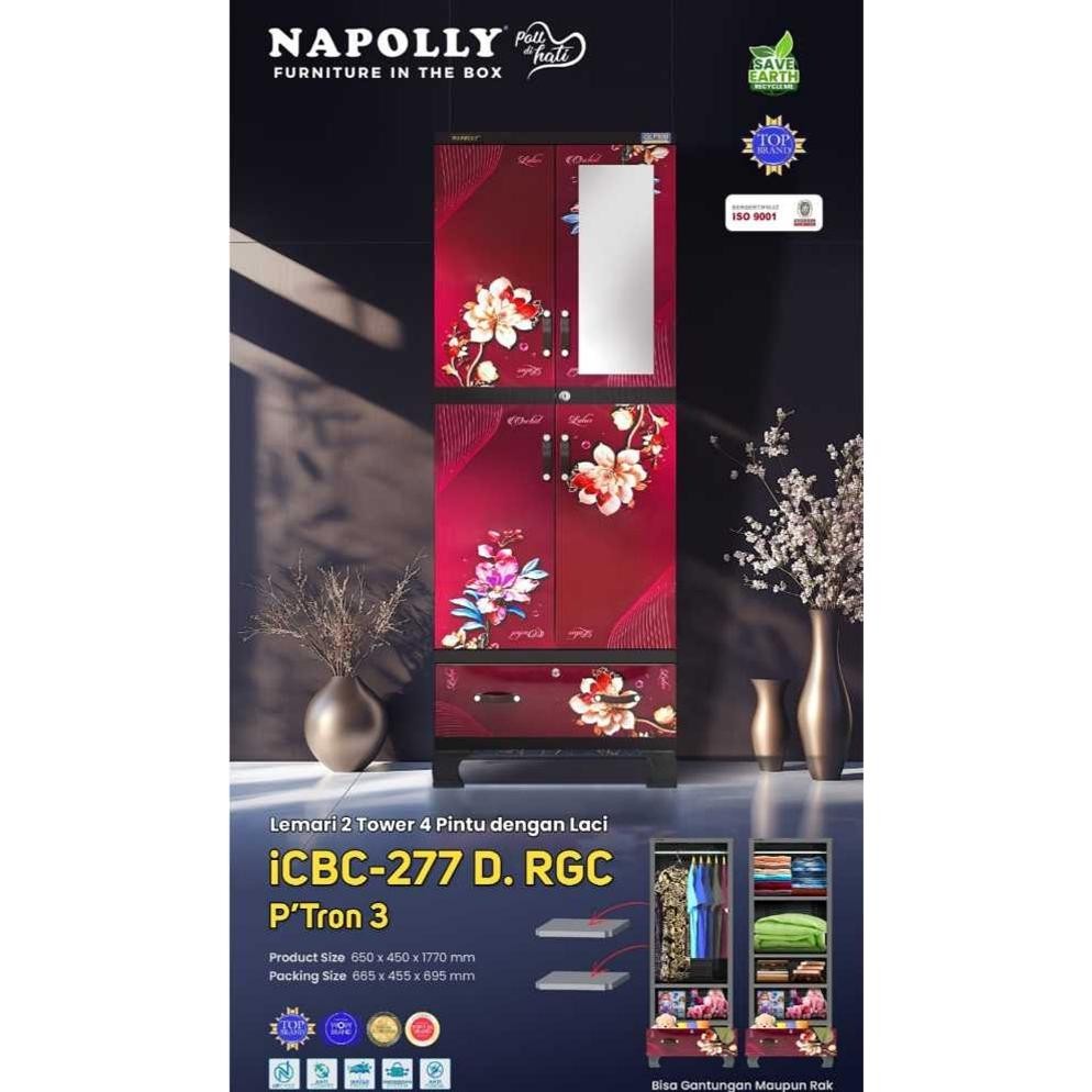 Orion (LEMARI FULL GANTUNG GAMIS JUMBO - KACA) - Superior | CLUB JPP-202 MO1 | NAPOLLY ICBC 277 D R 