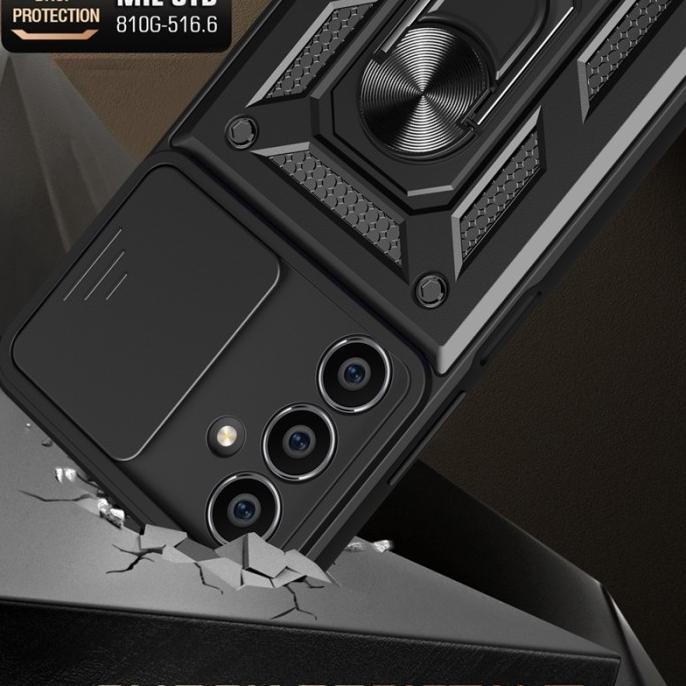 Sale Casing Samsung S24 Fe S 24 Fe Hard Case Camshield Ring Back Cover S24 Fe S 24 Fe