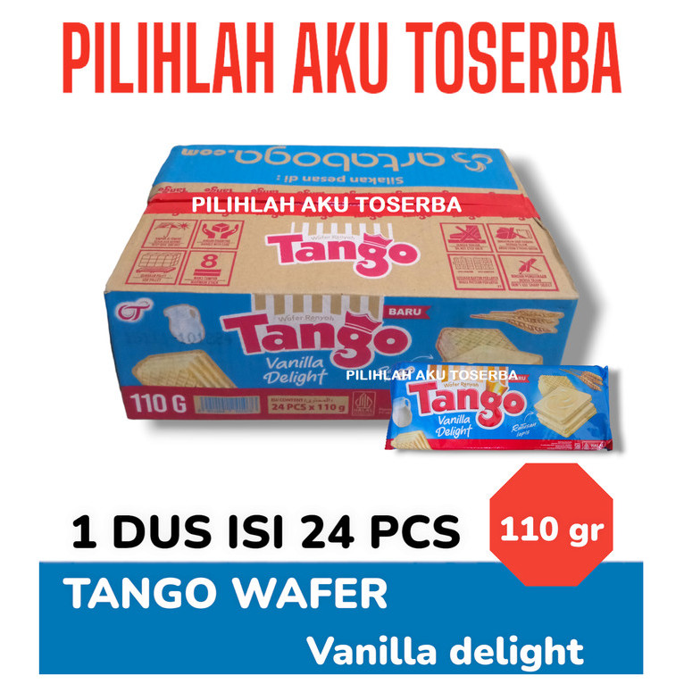 

Tango Wafer VANILLA DELIGHT 110 gr - ( HARGA 1 KARTON ISI 24 pcs )