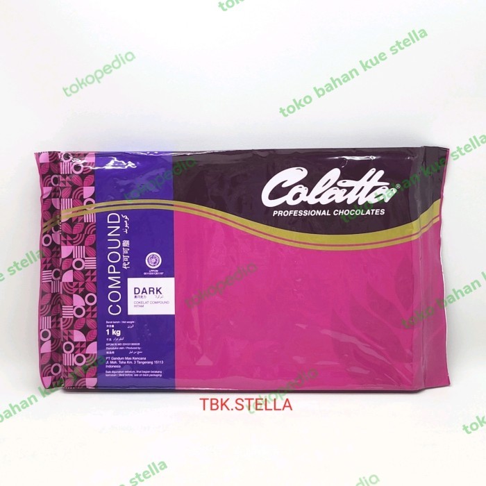 

COLATTA DARK COMPOUND 1 KG / DCC / COKLAT COMPOUND (ONLY GOSEND/GRAB)