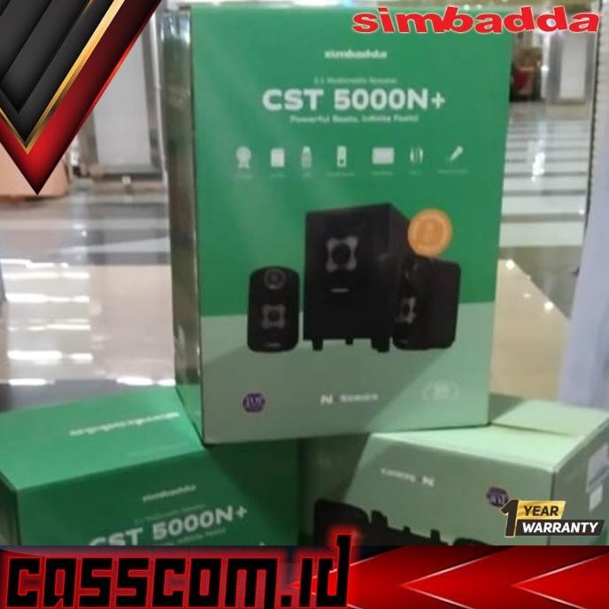 Murah Simbadda Speaker Cst 5000 N+ New Design Edition (Mic, Remote) Cst 5000N+ / Cst5000N+