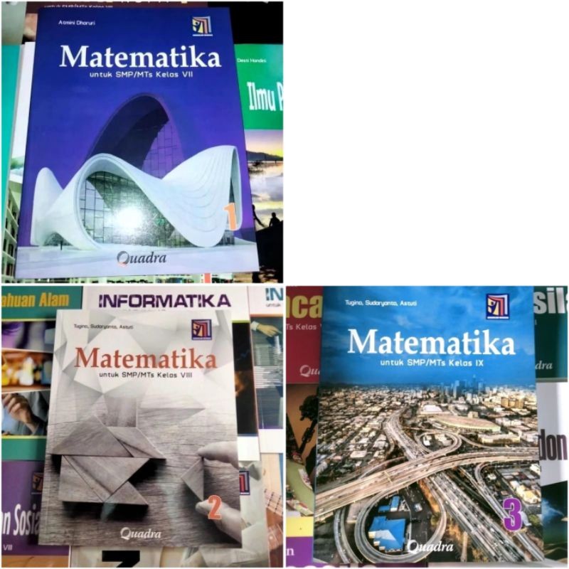 Buku SMP Matematika Quadra Kelas 7-9 Kurikulum Merdeka