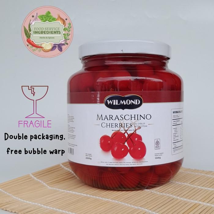 

Cery Merah Tangkai 2Kg / Cherry Maraschino Tangkai / Chery Merah Tangkai Terlaris 100 % Original