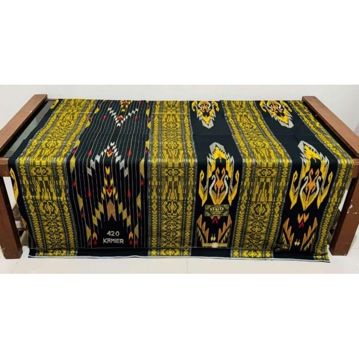 Cod Sarung Tenun Full Sutera Kamer Kamier 420 Original Edisi 3611 New Nov Stara Mega Hidayat Mustami