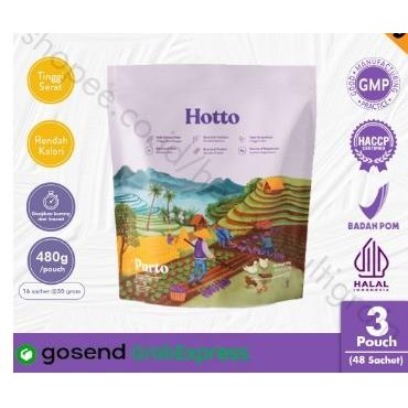 

Hotto Purto Multigrain With Purple Potato 3 Pouch ( Isi 48 Sachet) Terlaris 100 % Original