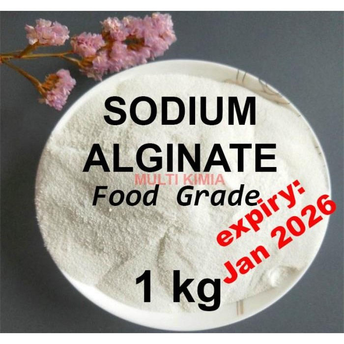 

Sodium Alginate - Pengental Makanan 1 Kg New 100 % Original