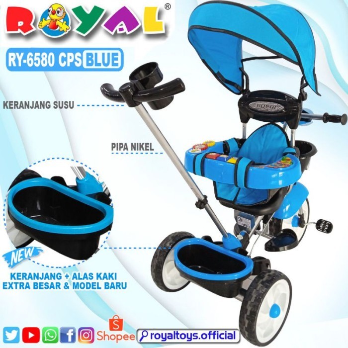 sepeda anak roda tiga royal 6280 dan RY 6580 kursi bisa putar