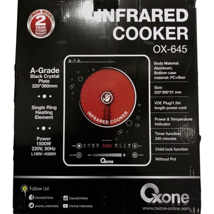 OXONE KOMPOR LISTRIK INFRARED OX-645
