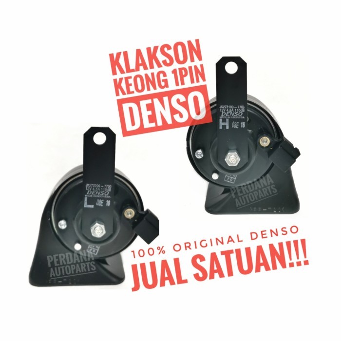 Klakson Keong DENSO Low / High 1Pin / 2Pin Asli DENSO Jual Satuan