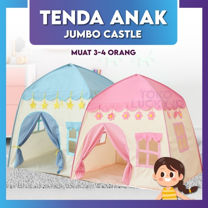 Tenda Mainan Anak Tent Playhouse Princess Castle Jumbo Murah