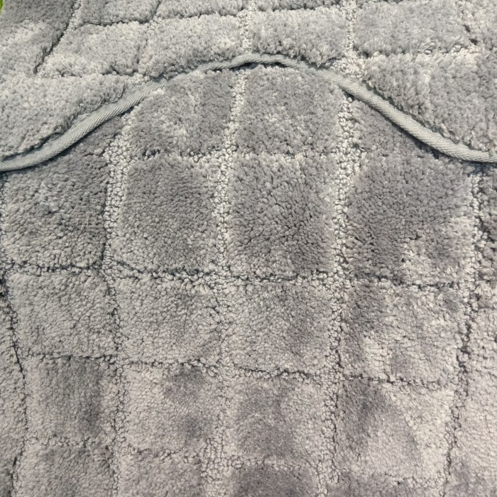 TERLARIS Arthome Set Keset Kamar Mandi 50x80 dan Keset U Shape Abu abu Merah