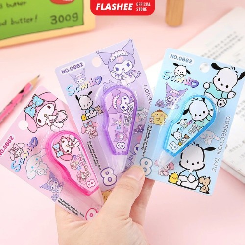 

Flashee Tip Ex Motif Sanrio Corecction tape Mini Motif Tipex Kertas