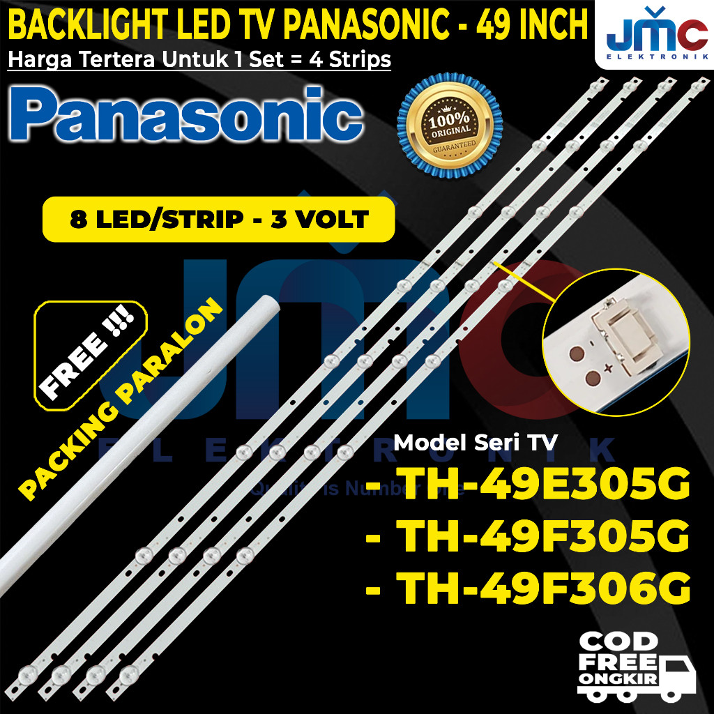 BACKLIGHT TV PANASONIC 49 Inch TH-49E305G 49F305G 49F306G