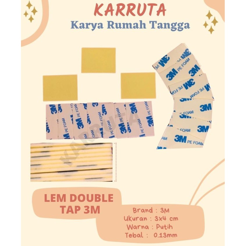 

Extra Double Tape 3M Isi 10 Pcs