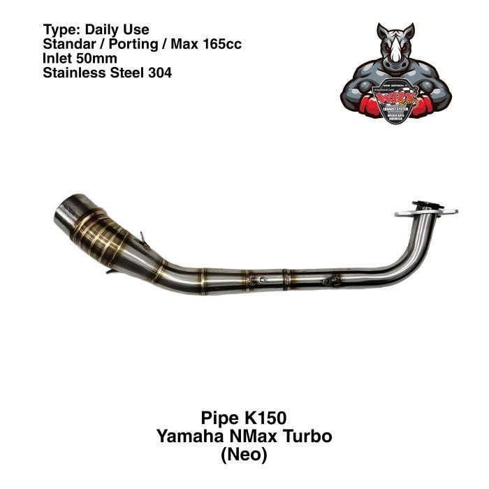 Knalpot Wrx Gp5 V2 Limited K150 Nmax Turbo - Nmax Neo Terlaris 100 % Original