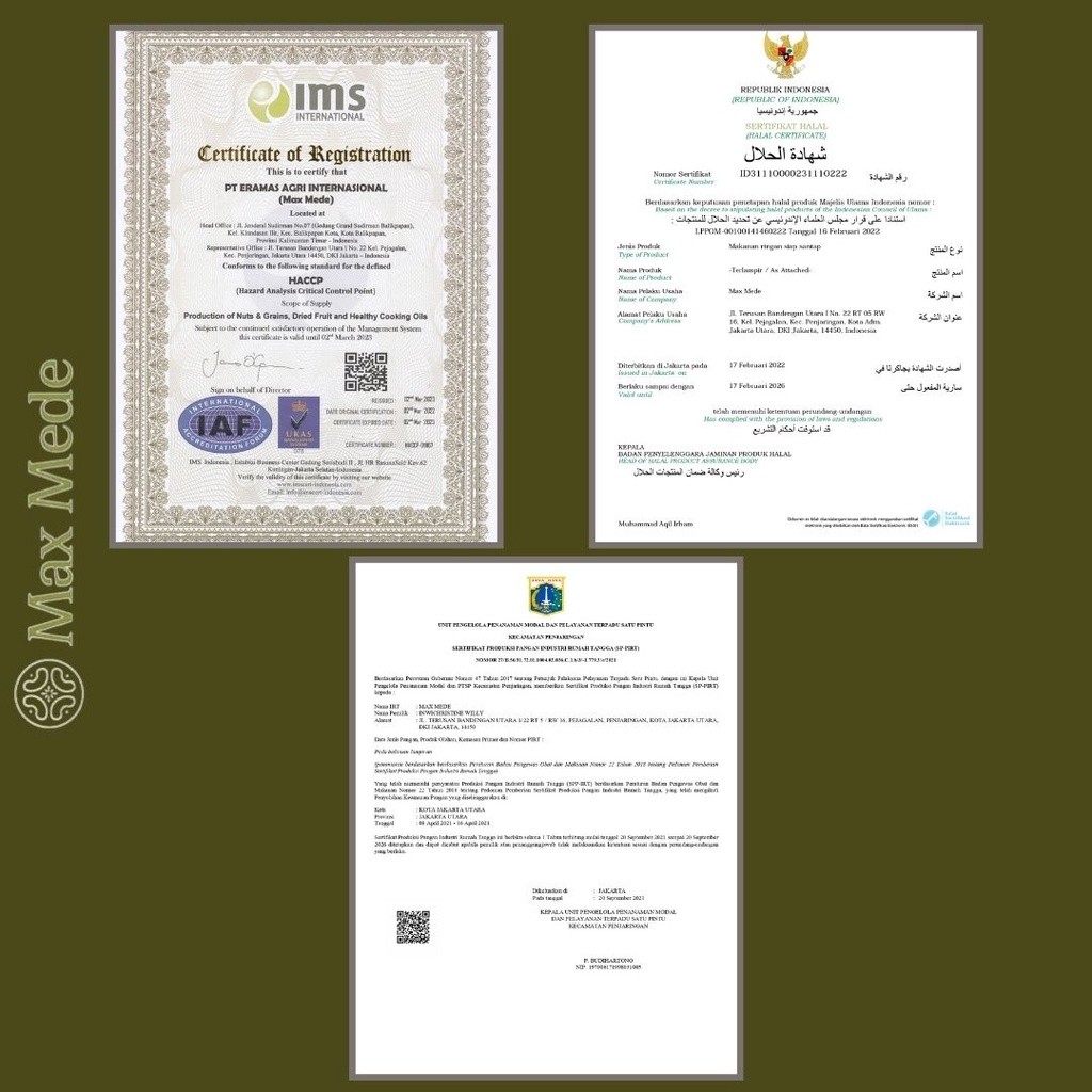 

Max Mede - Kacang Mede/Mete LWP Belah 4 Premium Matang 1KG - Mente Patahan Kupas Cashew