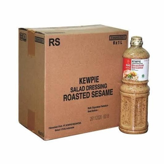 

Kewpie Roasted Sesame Wijen Sangrai 1 Liter Dus isi 6 botol