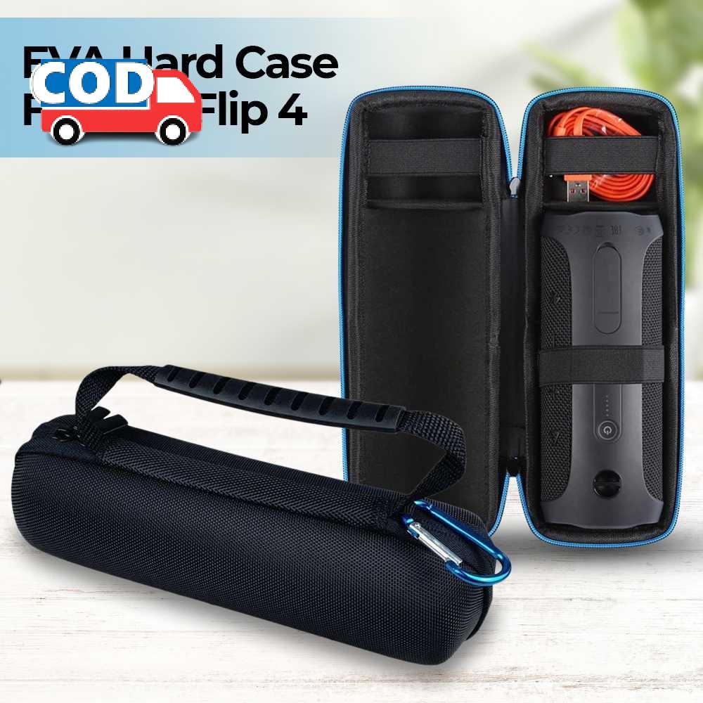 Hard Case Flip 4 Cover untuk Speaker Outdoor JBL Tas Travel EVA