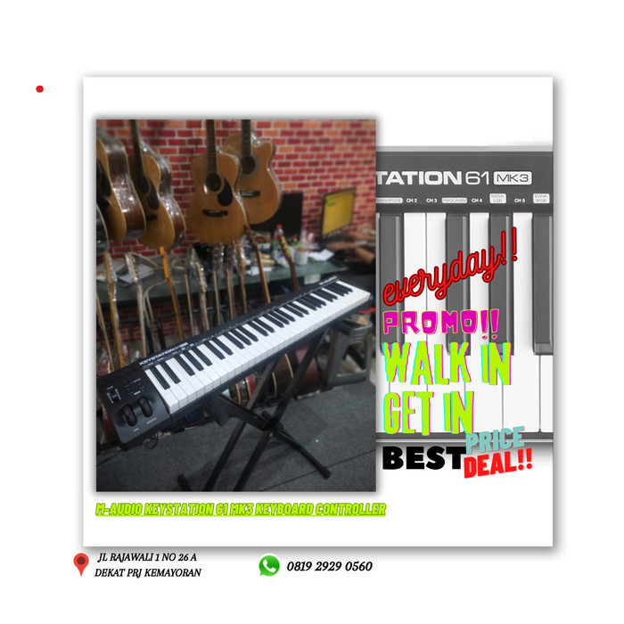M-Audio Keystation 61 MK3 Keyboard Controller