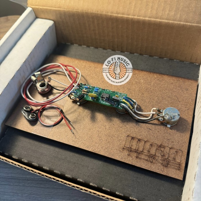 Mojotone Music Man Clone 2-Band Bass Preamp 3 Knob Pre-Wired Kit