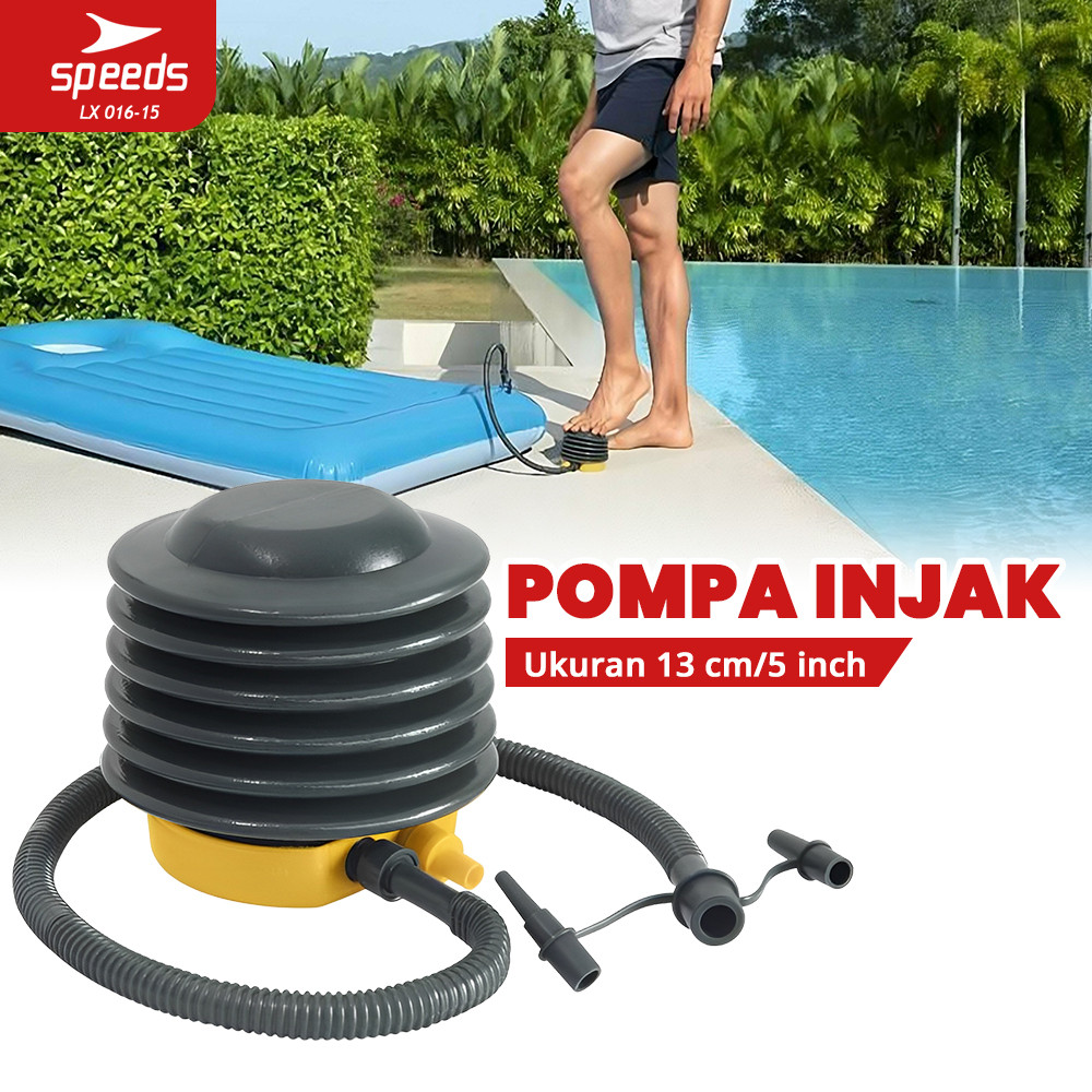SPEEDS Pompa Angin Mini Pompa Manual Pompa Angin Tangan Pump Kolam 016-14