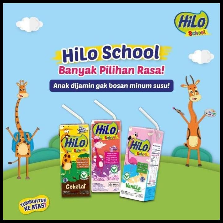 

Hilo School Rtd 200Ml X 24 Pcs | Susu Uht Tinggi Kalsium Rendah Lemak Original Best Quality