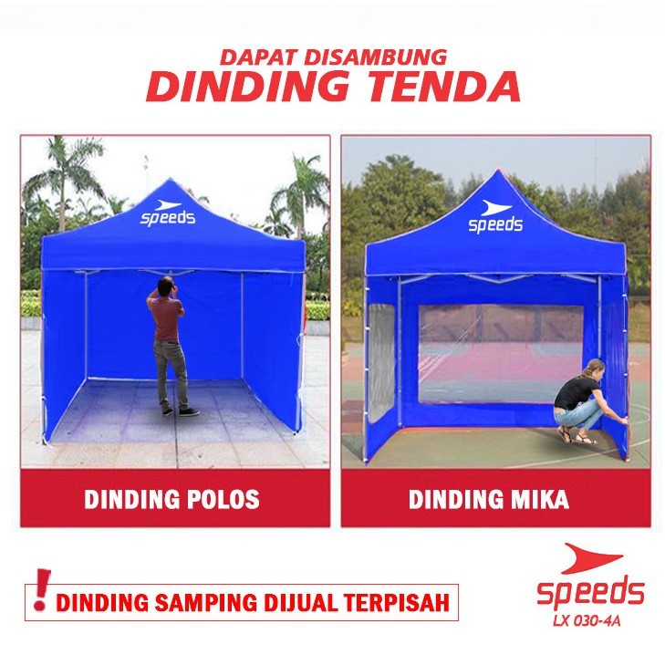 Tenda Lipat 2.5 x 2.5.2 x 2 16KG Tenda Bazar Pameran gazebo Tenda Dagang otomatis 0304A