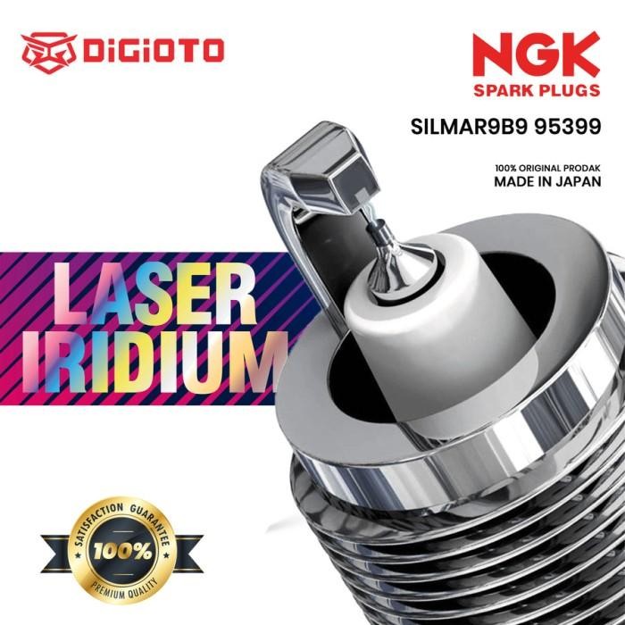 Busi Iridium Ngk Silmar9B9 Kawasaki Ninja 250Fi 2018/Ninja H2 2015 L New 100 % Original