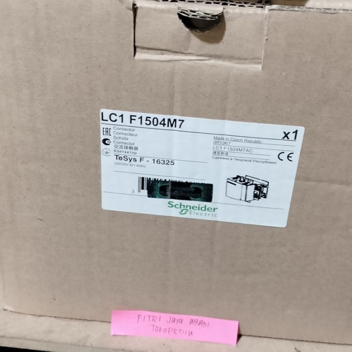 Murah KONTAKTOR SCHNEIDER LC1F1504M7 4P 220V 250a contactor lc1f1504 4p Non COD