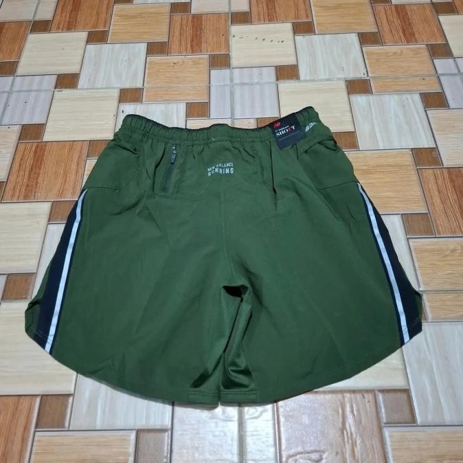 Grosir Celana Lari Pria Original New Balance Impact Run Short Brown