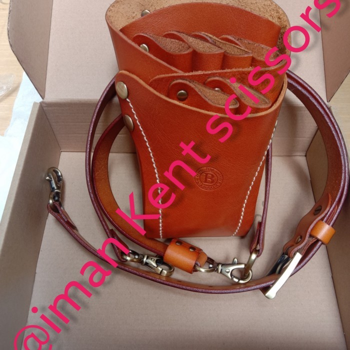 tas gunting kulit asli 100% Japan original L5-4-3/ tas gunting rambut