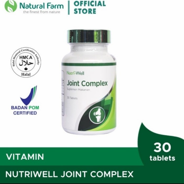 Nutriwell Joint Complex 30 Tablet Suplemen Sendi Glucosamine Calcium