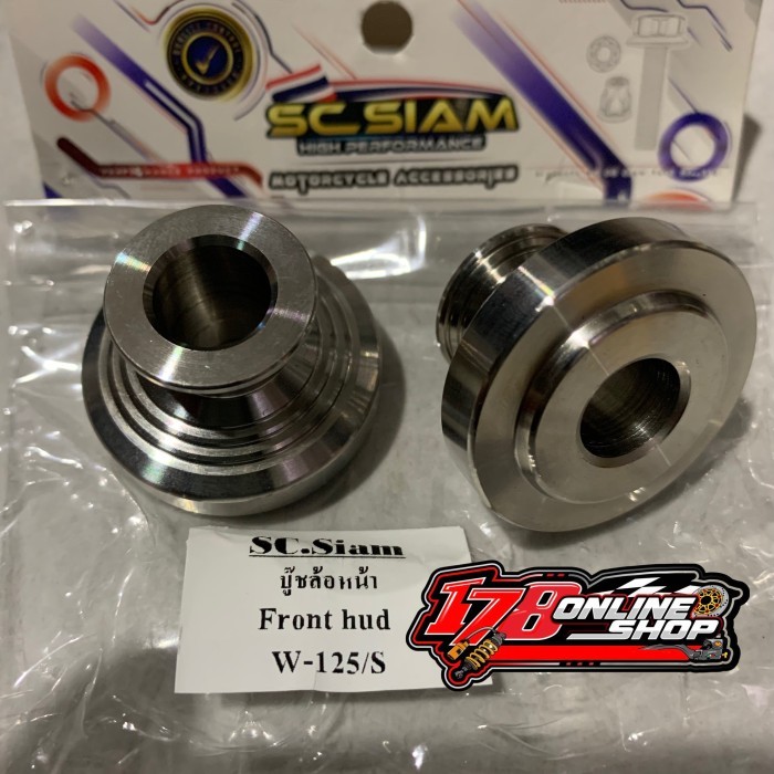 Boshing roda depan stanlis cnc supra 125,kharisma,kirana original sc siam