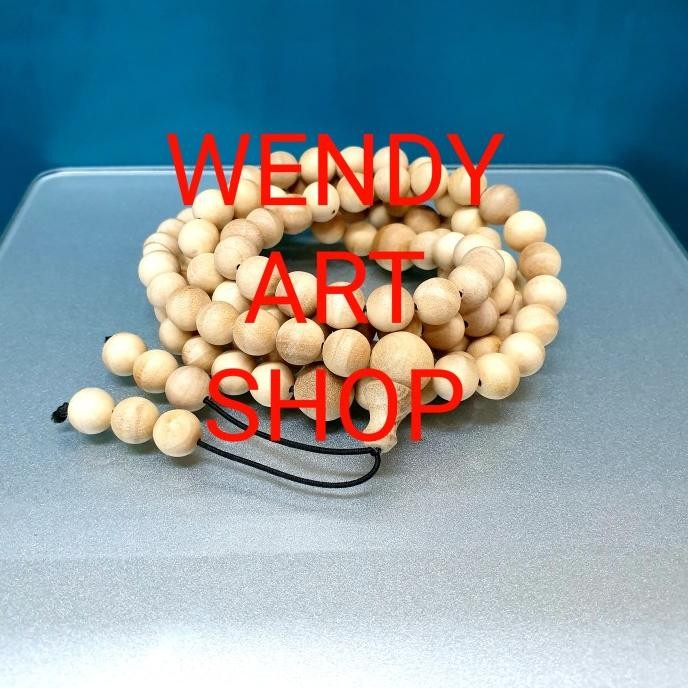 Tasbih/Kalung Kayu Cendana Kupang Asli Berkualitas (Bonus Kotak) TERLARIS