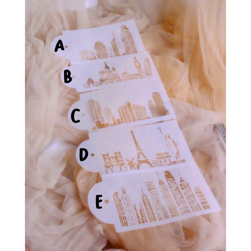 

PROMO! Set Stencil Buildings