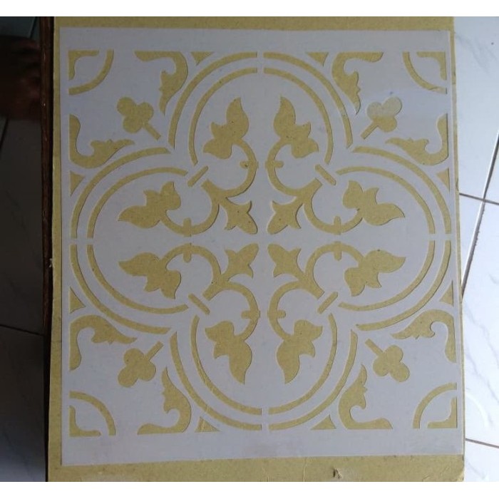 

TERLARIS! stencil Lantai