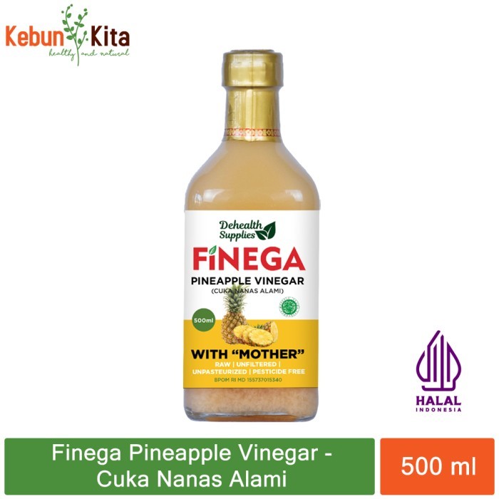 

Vinega Pineapple Vinegar with The Mother 500ml ( Botol Kaca )