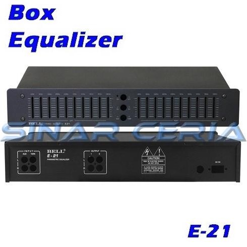 best produk] Box Equalizer 20 Channel E-21 Box BELL E21 E-21