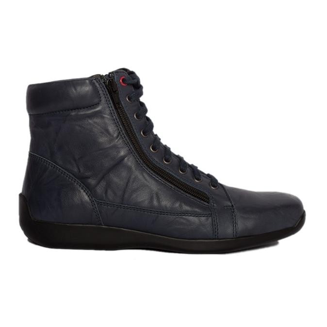 Gino Mariani Elario 10 Navy Sepatu Boots Pria