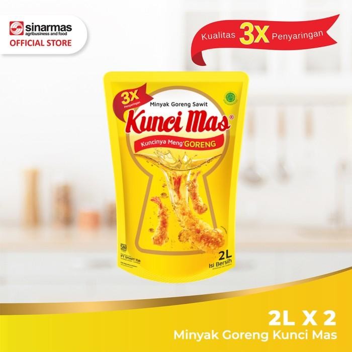 

Twin Pack Kunci Mas Minyak Goreng Pouch - 2 Liter Termurah 100 % Original