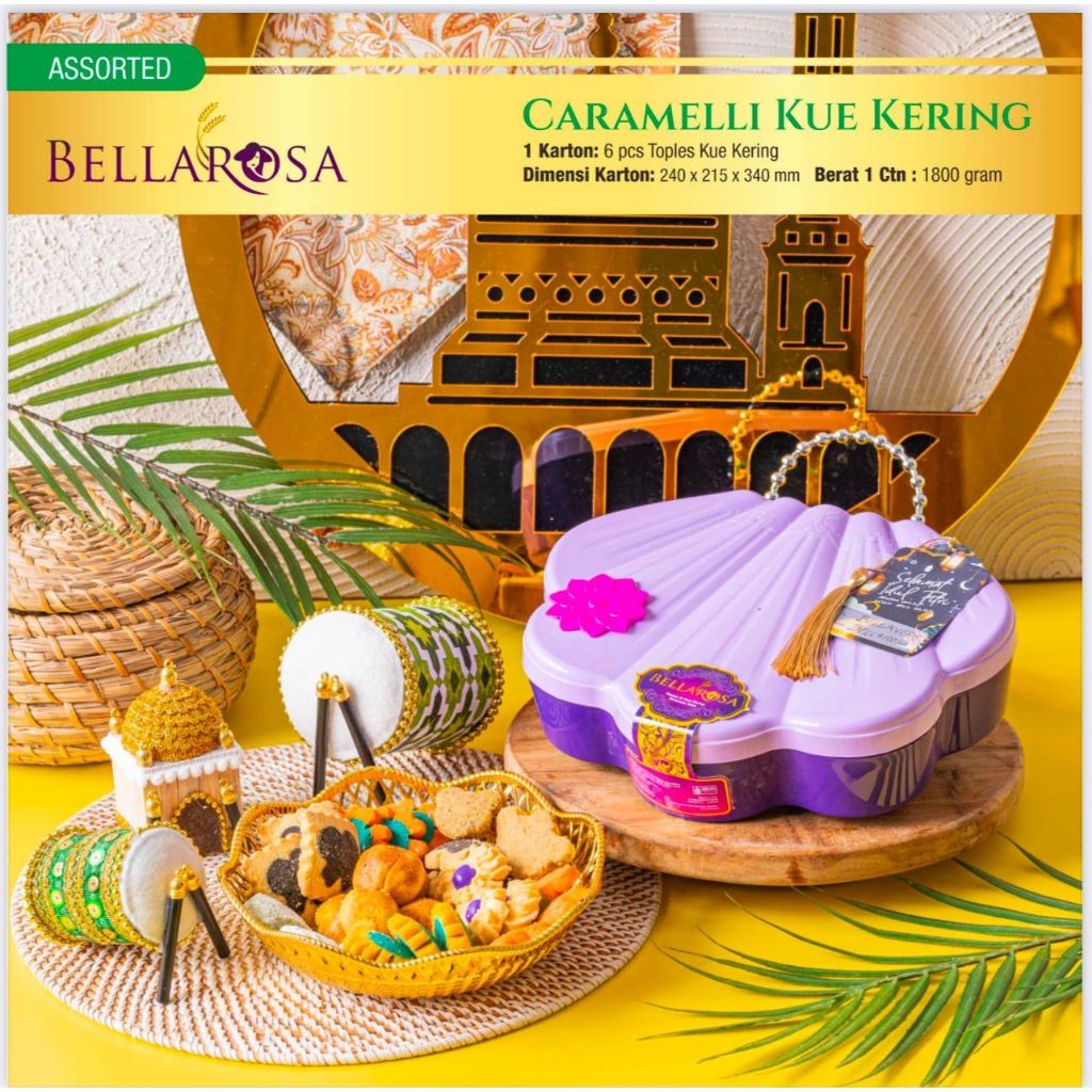 

Hampers/Parcel Paket Lebaran Produk Bellarosa Kue Kering