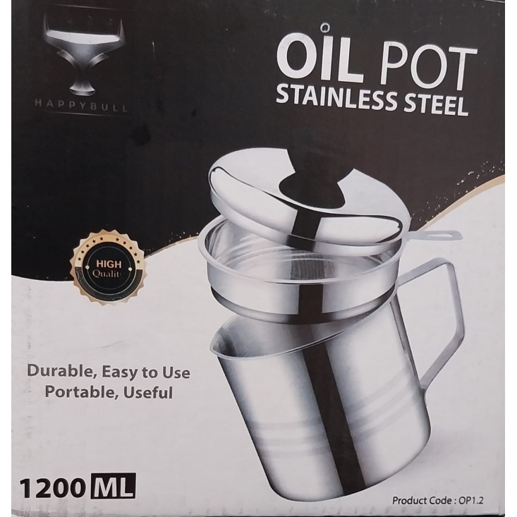 Oil POT Wadah Saringan Minyak/Tempat saringan minyak bekas Warna