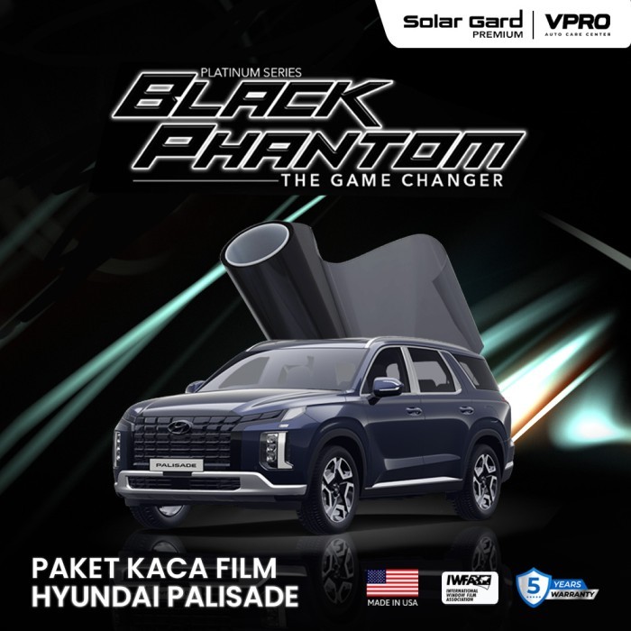 Solar Gard Kaca Film Mobil Black Phantom - Hyundai Palisade