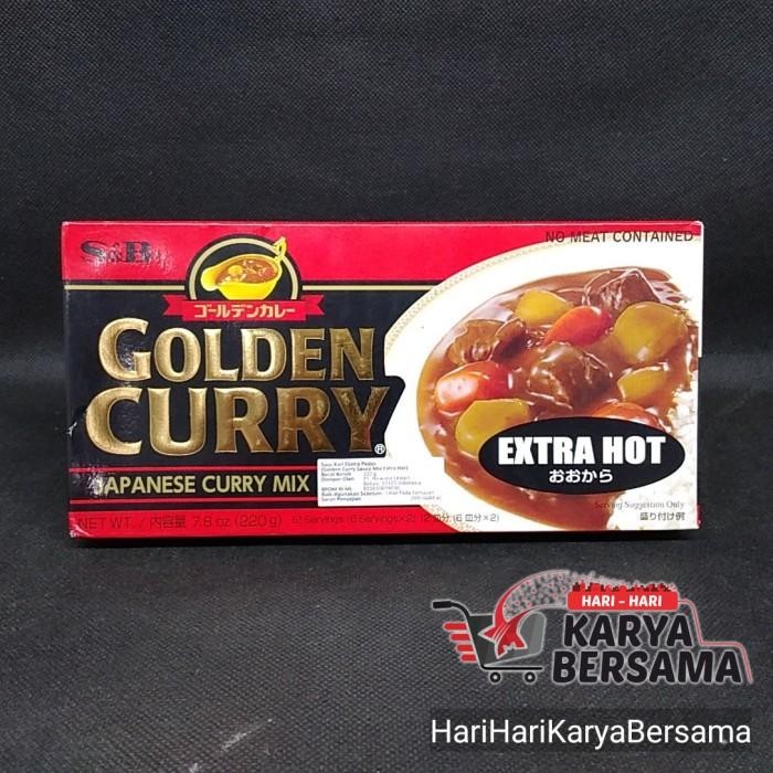 

S&B Golden Curry Japanese Curry Mix Extra Hot 220Gr New 100 % Original