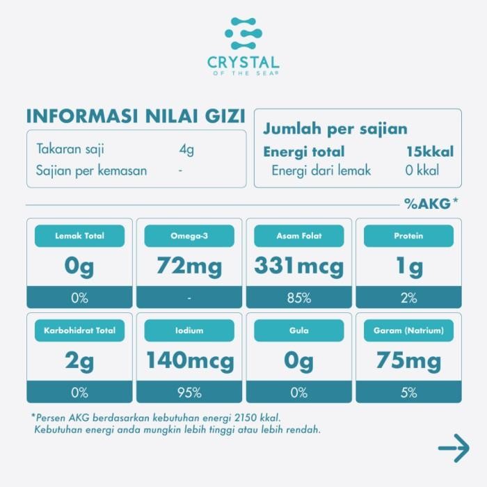 

Seaweed Food Powder (40Gr) / Bubuk Rumput Laut / Kaldu Mpasi Termurah 100 % Original