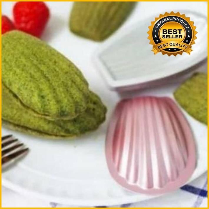 

Unopan Un20067 - Madeleine Mould (6Pcs/Set) Anodized Metallic Rose 8Cm Terbaru 100 % Original