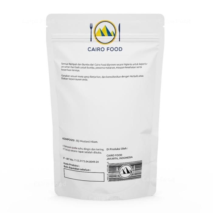 

Biji Mustard Hitam Cairo Food - 1 Kg New 100 % Original