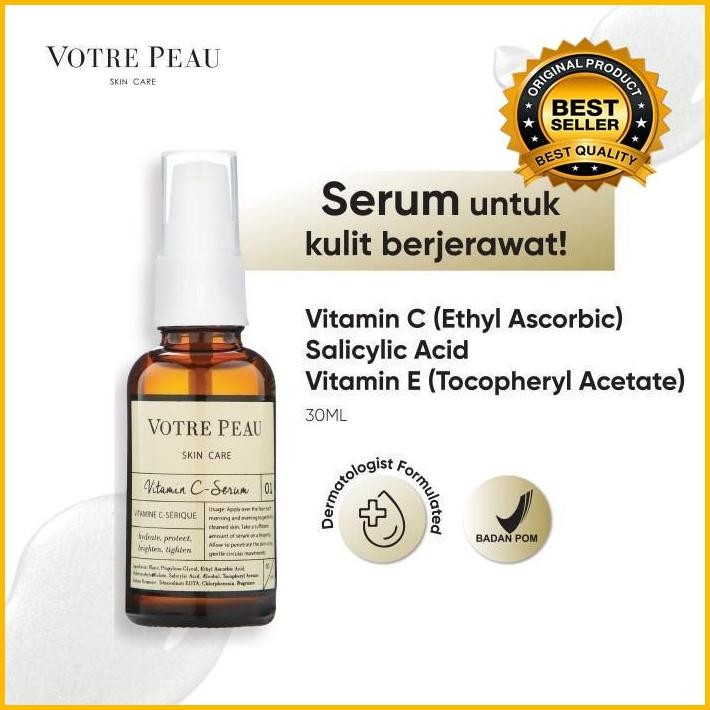 Votre Peau Vitamin C Serum 30Ml - Near Ed April 25 Terlaris 100 % Original