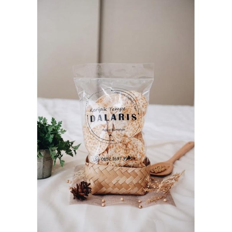 

Keripik Tempe Dalaris 2pcs @250gr Cemilan Enak Kerupuk Tempeh