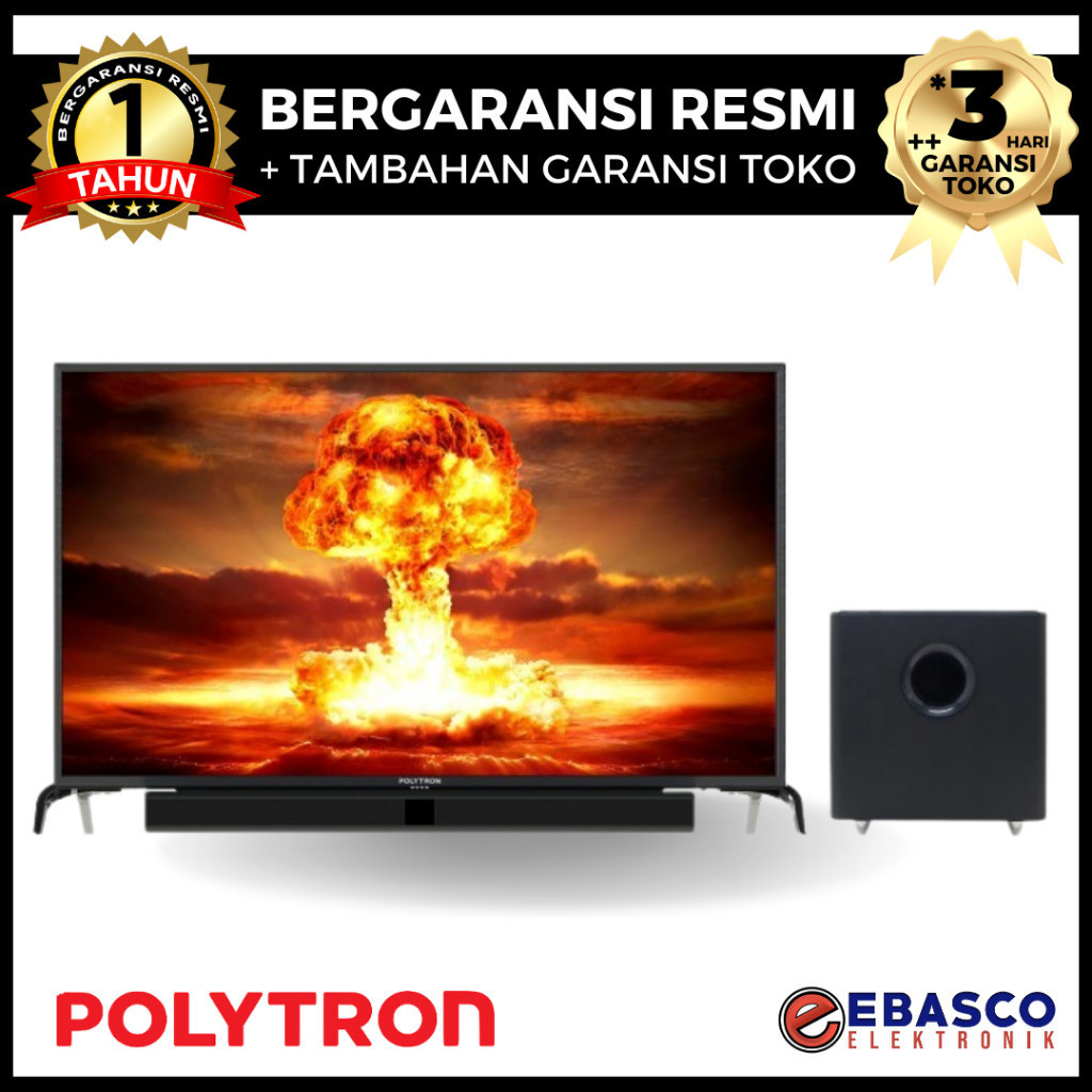 Polytron Led Android Tv 40B8850 40 Inch HD Bergaransi Resmi